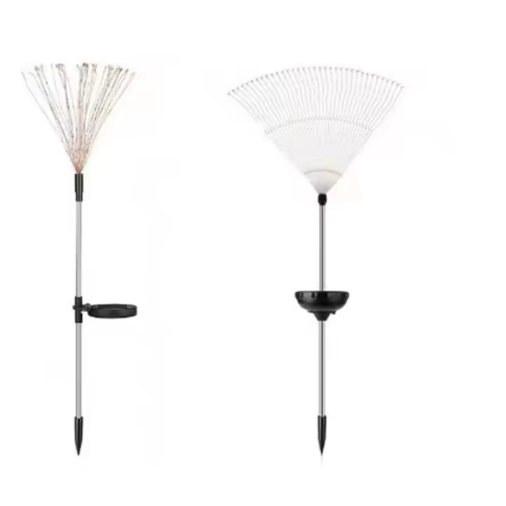 Luz De Jardín Solar LED Impermeable Con 8 Modos De Fuegos Artificiales Para Paisaje Jardín Decoración De Navidad Y Fiesta - 1