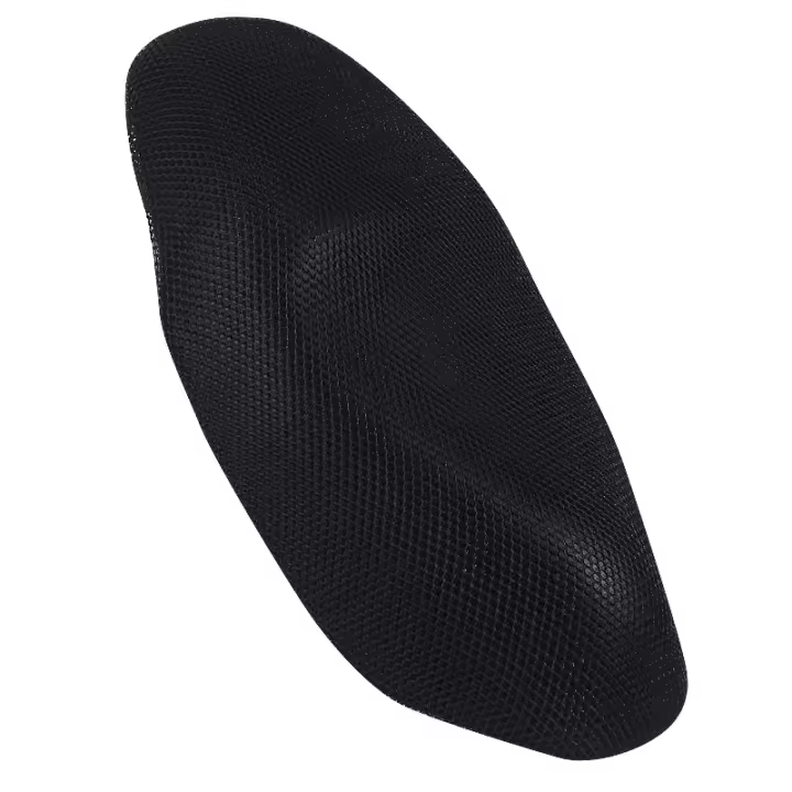 Cubierta De Asiento Para Motocicleta Verano Protección Solar Y Calor Malla De Hidrato De Azúcar 3D Transpirable Cubierta De Pedal Moto - 1