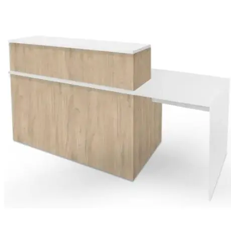 OFILIKE. Mostrador de Recepción Apolo Adaptado a la Izquierda. Mesa Mostrador para Negocios, Oficinas - 1