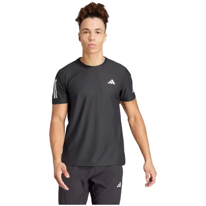 Camiseta de Manga Corta Adidas Own The Run Shirt para hombre en color negro - 1