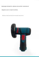 Amoladora Angular Mini 12V Inalámbrica - Multifunción para Pulir, Lijar y Cortar (Ligera + Batería Recargable) - Ideal para Bricolaje en Casa y Taller - details 4