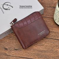 Cartera Trifold Para Hombre De Gran Capacidad Con Patrón De Cocodrilo Cierre De Cremallera Y Costuras Multifuncional Estilo De Moda - details 9