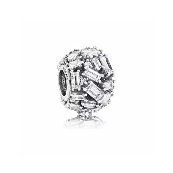 PANDORA Charm Plata de Ley Brillo Delicado Diseño Elegante Joyería Mujer - 1