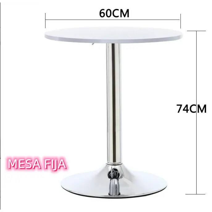 Mesas de Bar redondas CUADRADO para bar, mesa de centro informal ,muebles de Metal y madera altos para club nocturno, comedor, Bar moderno, Cocina, fiesta, 75cm alto - 1