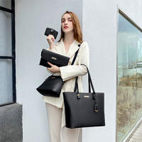 Bolsos de Mujer Bolso Bandolera Tote Totalizador Señoras Moda Grande De Hombro Bolsos PU Cuero Billetera 2pcs Set - details 1
