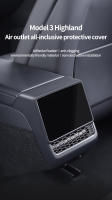 YZ Tapa De Ventilación Trasera Para Tesla Model 3/Y Highland Juniper Consola Central Accesorios De Estilización Para Coche Material Plástico - details 0