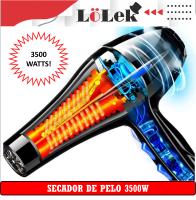 LoLek Secador de Pelo 3500W – Aire Frío y Caliente  Con Difusor y Condensador de Flujo  2 Niveles de Potencia  Secado Rápido y Protección contra Sobrecalentamiento  Diseño Ergonómico y Ligero  Ideal para Todo Tipo de Cabello y Peinados Profesionales - details 0