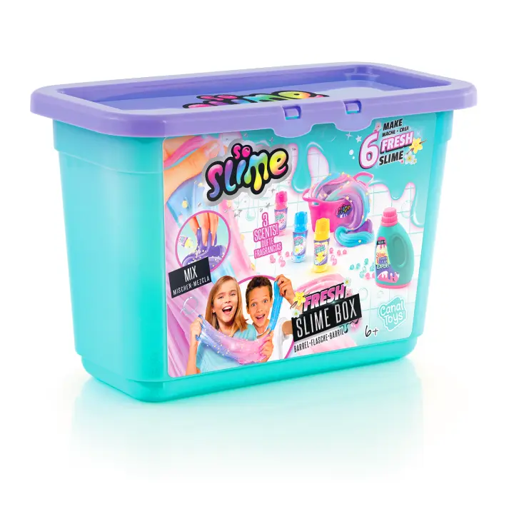 Kit de 6 Slimes Suavizantes - Fresh Slime Box - So Slime - Canal Toys - SSC245 - 1