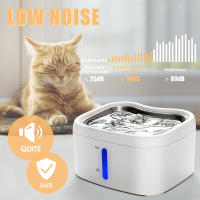 Fuente De Agua Automática Para Gatos Tuya APP 84 oz/2.5L Adecuada Para Cuenco De Agua De Acero Inoxidable Para Mascotas - details 2