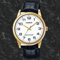 Reloj Casio analogico MTP-V001GL-7B correa de piel  45 × 38 × 8 mm - details 0