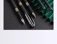 M&G Bolígrafo De Gel 0.5 Mm Negro Con Recarga Reemplazable Y Agarre De Goma Suave Cuerpo De Acabado De Sellado Flexible Para Estudiantes Y Profesionales Del Negocio - details 16