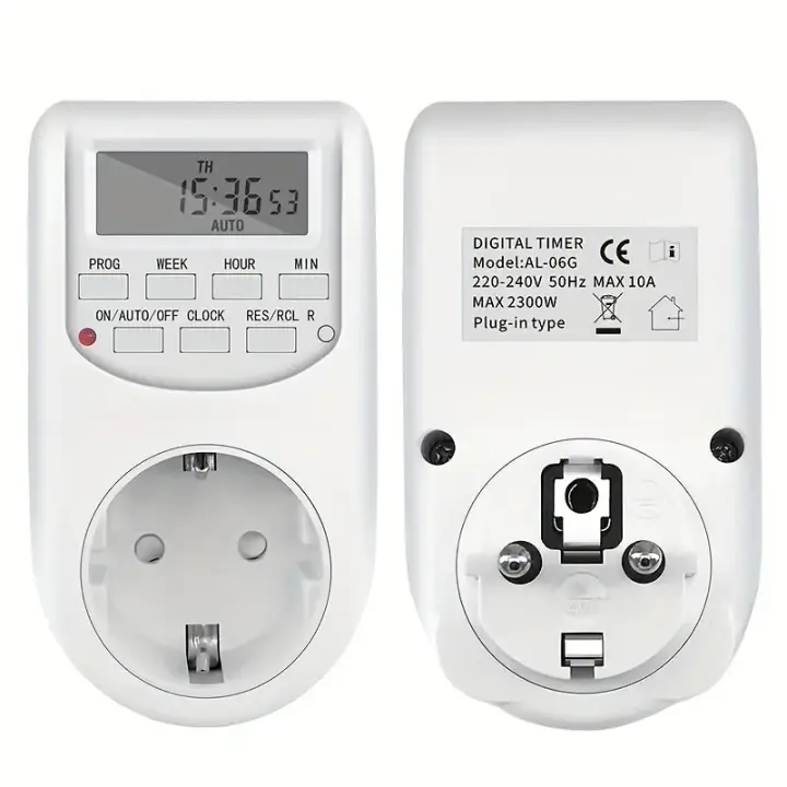 1 unid temporizador de cocina, zócalo de tiempo, interruptor de tiempo, 15A1875W 125V, interruptor de control de tiempo, AL-16U - 1