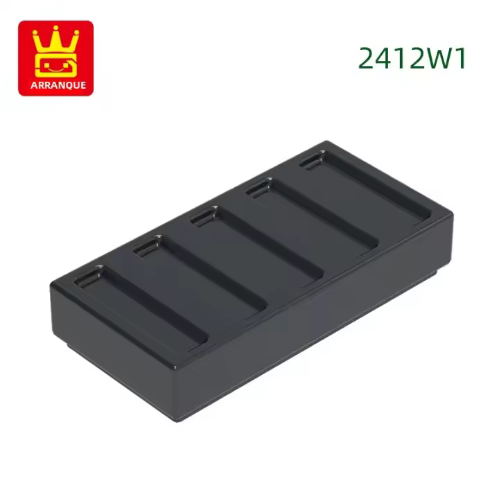Wange 383Pcs/lot Bloques De Construcción Especiales 2412W1 1x2 Grille Striation 2 Agujeros Compatible Con Juguetes De Ladrillo Accesorios Para Adultos Y Niños - 1