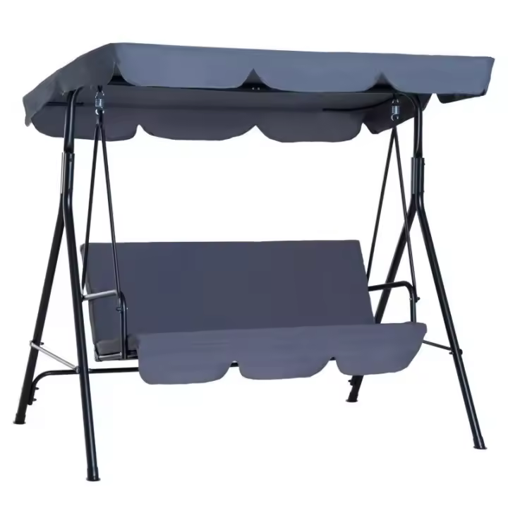 Columpio Balancin de 3 Plazas Verde. Muebles de Jardin y Terraza     Saldos y Stocks - 1