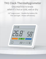 Termómetro Y Reloj De Pared LCD Para Habitación De Bebé Precisión Alta Medidor De Temperatura Y Humedad Electrónico Para El Hogar - details 0