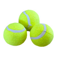 Set 1-3 Pelota de tenis para perros, Pelota automática para mascotas lanzador de pelotas de tenis para perros, mini pelotas de tenis de 6.40CM automático de bola de lanzador de tenis accesorios de pelota - details 1
