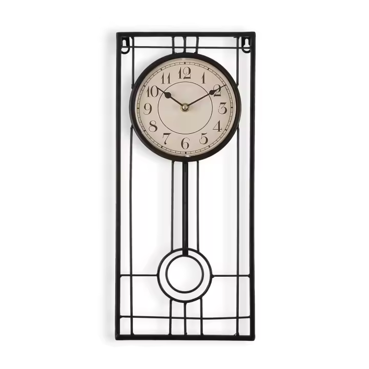Versa - RELOJ PARED RECTANGULAR de 45x20 cm - 1