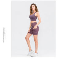 Pantalones cortos de Yoga para mujer, pantalones de camuflaje, cintura alta, ajustados, para gimnasio, Fitness, correr, mallas deportivas, medias de secado rápido S M L XL 2XL - details 14