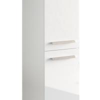Miroytengo Columna de Baño 2 Puertas Blanco Brillo Lacado 150x30x25 cm - details 1