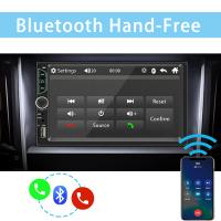 Radio De Coche Con Pantalla Táctil HD De 7 Pulgadas 2 Din Reproductor De Vídeo De Alta Calidad Con Wireless CarPlay Android Auto Y Bluetooth Cámara Trasera Incluida - details 2