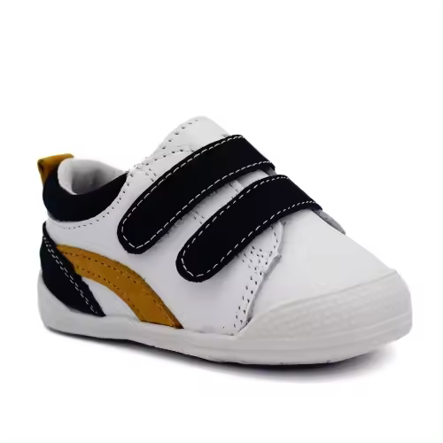 Deportivas flexible piel BUBBLE KIDS C1149 con doble velcro en tres colores - 1
