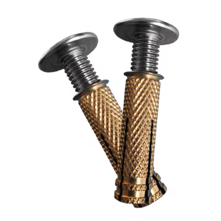 Pack de Tornillos de Anclaje para Cobertor, Lona, Cubierta de Piscina  Incluye Tornillo de Acero INOX + Taco latón + “Expansor” Allen de Acero INOX  Ø 10 mm  Pack de: elegir un Pack   PISCIHOGAR VIDA PARA TU HOGAR - 1