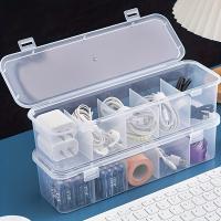 Caja De Almacenamiento De Cable Con Tapa Grande Capacidad Multifuncional Organizador Rectangular Para Escritorio De Hogar - details 3