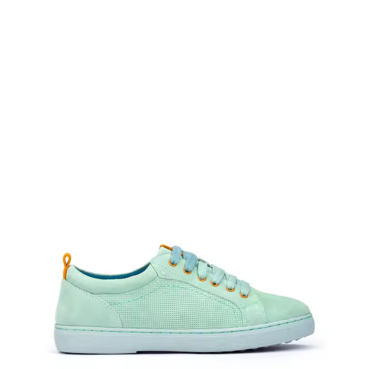 Sneakers de Piel Mimas Saona Verde Agua para Mujer Meröhe - 1