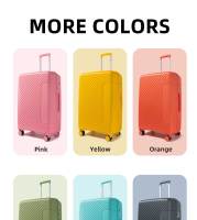 S7 STAR LG57144-LG57151 Maleta Rígida Colourful Juego 3 Piezas, Set Cabina Equipaje de Moda 3 en 1, PP Maleta Resistente Color Puro con 4 Ruedas Giratorias 360°, Pack Maleta Trolley Elegante Ligero 20/24/28in - details 4
