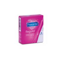 Preservativos Masculinos Pasante Regular Ancho Nominal 54 mm Forma Anatómica Para Un Mejor Ajuste Compatibles Con Lubricantes A Base De Agua Condones De Látex Disponibles En Caja De 3 12 144 Unidades - details 0
