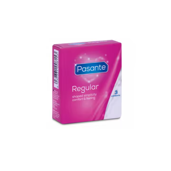 Preservativos Masculinos Pasante Regular Ancho Nominal 54 mm Forma Anatómica Para Un Mejor Ajuste Compatibles Con Lubricantes A Base De Agua Condones De Látex Disponibles En Caja De 3 12 144 Unidades - 1