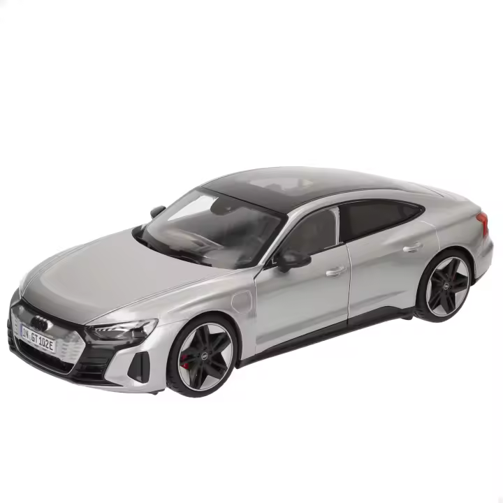 Burago - Maqueta Coche deportivo escala 1:18, material die-cast metal premium, puertas apertura manual, interior detallado, color gris mate, ideal para coleccionistas, coches de colección, deportivos para coleccionar - 1