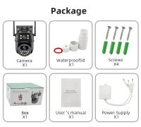 Cámara de vigilancia WiFi 4K 8MP, lente dual, zoom digital 4X, detección humana AI, ONVIF, cámaras IP PTZ de seguridad para exteriores - details 3