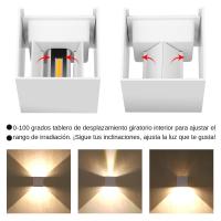 Lámpara De Pared LED IP65 Para Exteriores Luz De Porche Balcón Jardín Pasaje Decorativa Iluminación Interior Lámpara De Borde AC110V 220V Aluminio - details 8