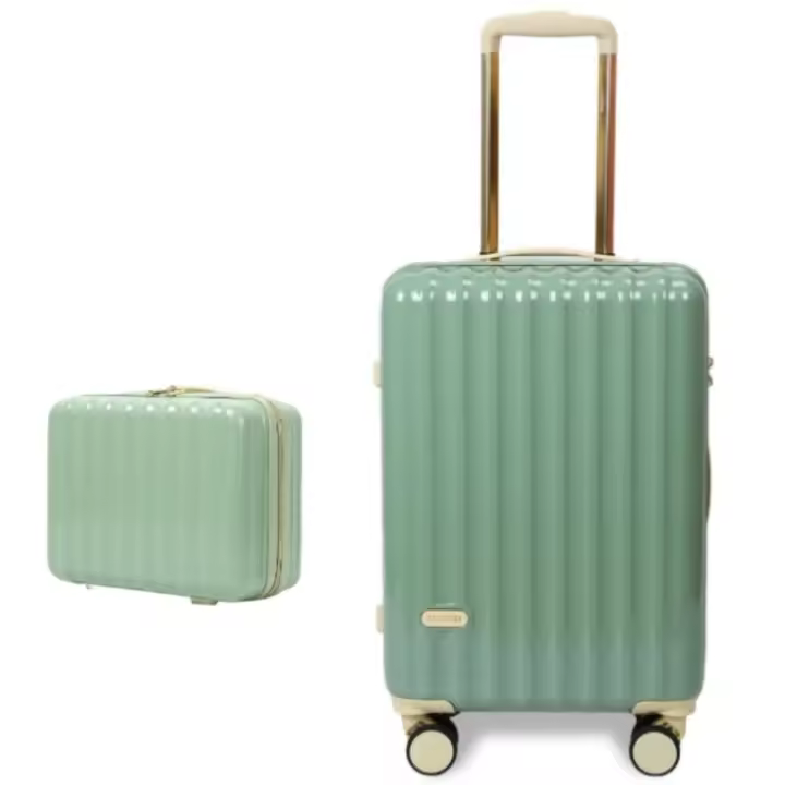 S7 STAR Set 3 Piezas Maleta PC Rígida,  Equipaje Resistente Pack de Moda, Juego Cabina Trolley con 4 Ruedas Giratorias Multidireccionales 360°, Maleta Juego Color Puro 20+24+28in de Viaje - 1