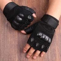 Guantes Tácticos De Exterior Para Deporte Y Fitness Con Mitad De Dedos Para Mujer Guantes De Caza Y Tiro Libres De Dedos Material De Nylon - details 1