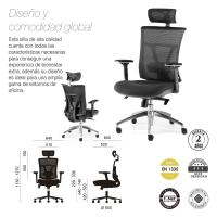 Silla Ergonómica de Oficina Calidad Modelo Ankara | Euromof - details 0