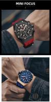 Reloj De Pulsera De Cuarzo MINI FOCUS Para Hombres Resistente Al Agua Con Función De Luz Luminosa Deportiva Multi Funcional De Silicona Correa De 22 Cm - details 18