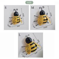 Adorno De Jardín En Forma De Abeja Bonita Decoración De Hierro Fundido Para Casa De Juguete Y Exterior Regalo Creativo - details 1