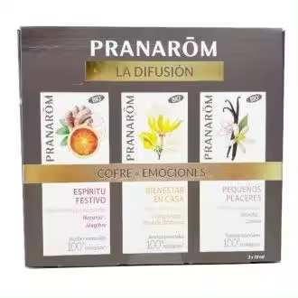 Pranarom La Difusión Cofre Aceites Esenciales Emociones Bio 3 Piezas - 1