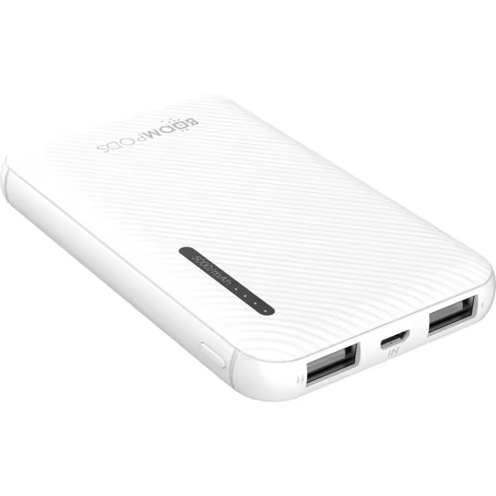 Boompods OBI 5,000 mAh, Color Blanco - 1