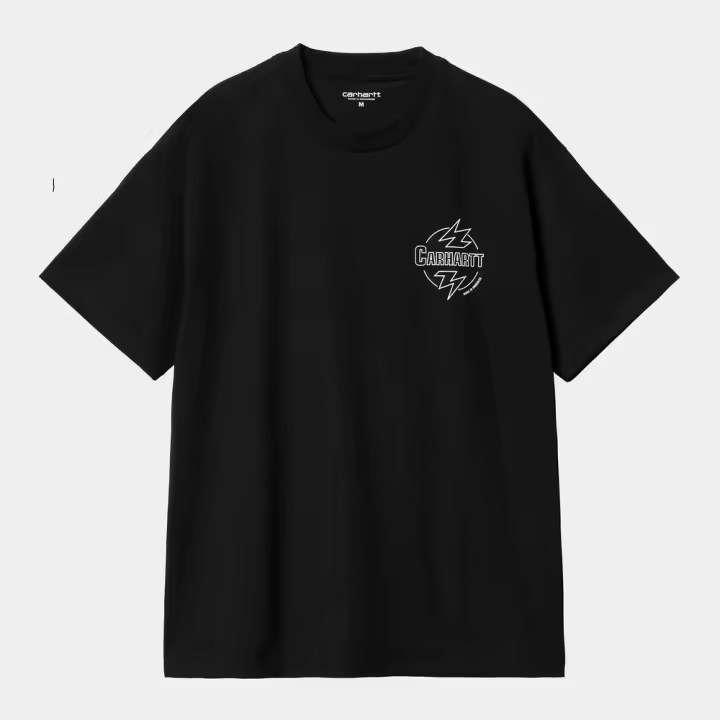 Camiseta Negra Carhartt S/S Ablaze T-Shirt - 1
