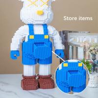 Juguete DIY Para Niños Muñeco De Carbono Mini Amoroso Con Luz Y Bloques De Construcción Micro Ladrillos Regalo De Navidad O Cumpleaños Unisex ABS Plástico Tamaño Pequeño Compatible Con Lego - details 4
