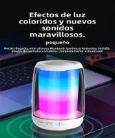 Mini Altavoz De música con Bluetooth, Pantalla Completa, Efecto De Iluminación Colorido, Audio Pequeño - details 0