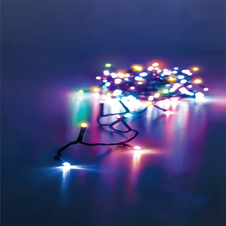 Plushome Guirnalda De Luces Solar Para Exteriores,Luces Solares Impermeables Para Jardín, Patio, Valla, Árbol De Navidad, Fiesta De Boda.Led Solar ,100Led [Clase De Eficiencia Energética A+++] - 1