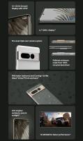 Google Pixel 7 Pro 5G Smartphone 12GB RAM 128GB ROM 6.7» Google Tensor G2 120Hz OLED Display 50MP Triple Cámara NFC En Stock - details 4