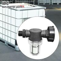 Grifo ataque para Depósito de 1000L, adaptador para colector de Agua de filtración con filtro, compatible con Depósito IBC S60x6 - details 2