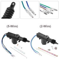 Actuador De Bloqueo Central Eléctrico Para Coche Universal 2/5 Hilo Sistema De Cierre De Puertas Automático 12V Fuerte Y Duradero Kit De Puntero Individual - details 2