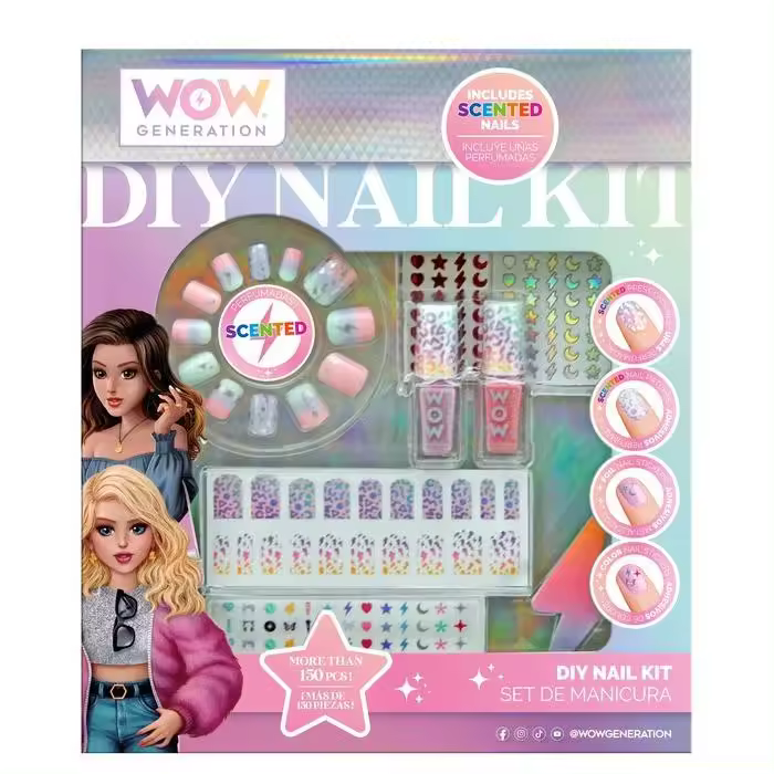 KIDS SET DE MANICURA CON UÑAS PERFUMADAS WOW GENERATION WOW GENERATION 18x16x8 Cms. - 1