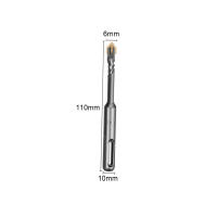 Broca De Martillo Eléctrico Cruzada 110mm Con Cuatro Borde De Aluminio Para Perforación En Hormigón Paredes Y Granito Marfil SDS plus - details 2